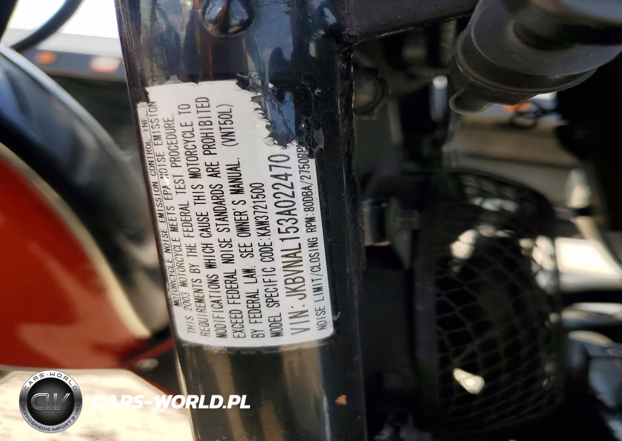 2003 Kawasaki Vn1500 L VIN:JKBVNAL153A022470 - 10