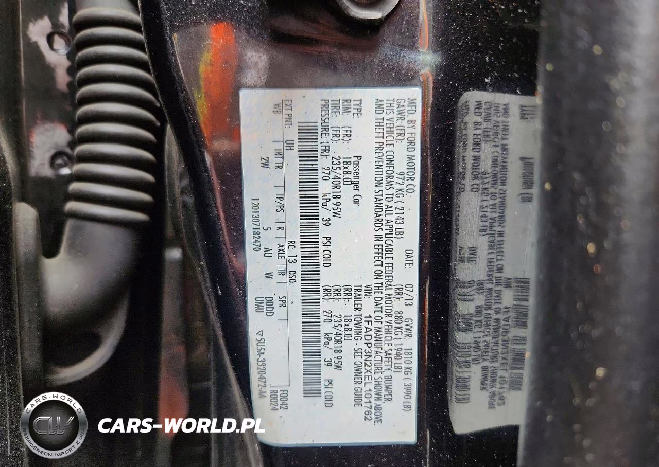 2014 Ford Focus Titanium VIN:1FADP3N2XEL101762 - 12