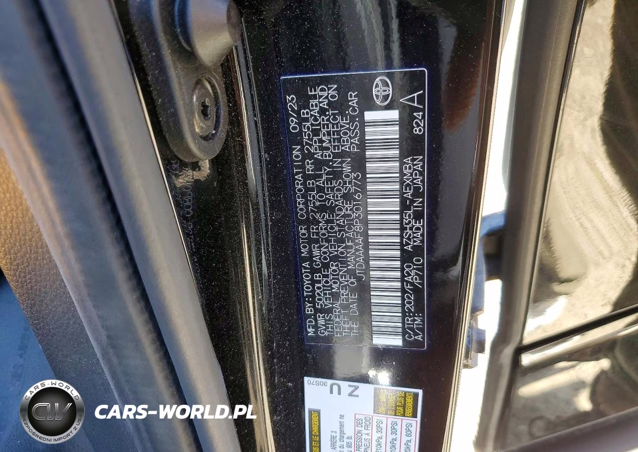 2023 Toyota Crown Xle VIN:JTDAAAAF8P3016773 - 12