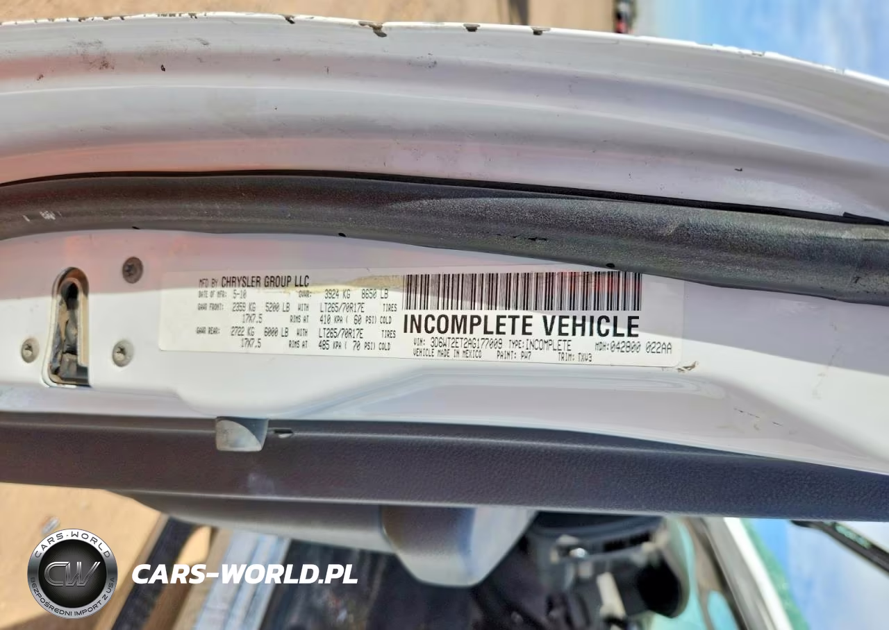 2010 Dodge Ram 2500 VIN:3D6WT2ET2AG177009 - 12