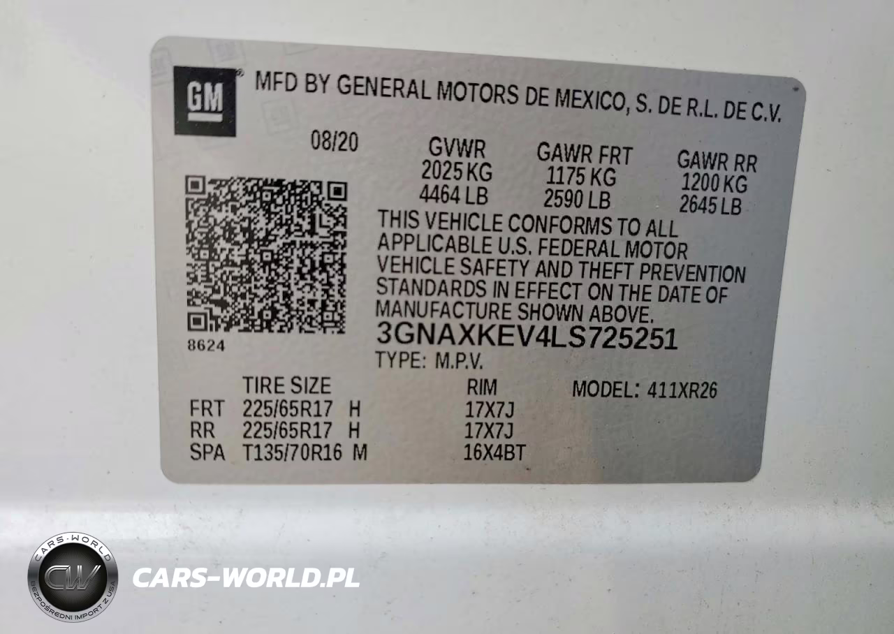 2020 Chevrolet Equinox Lt VIN:3GNAXKEV4LS725251 - 13