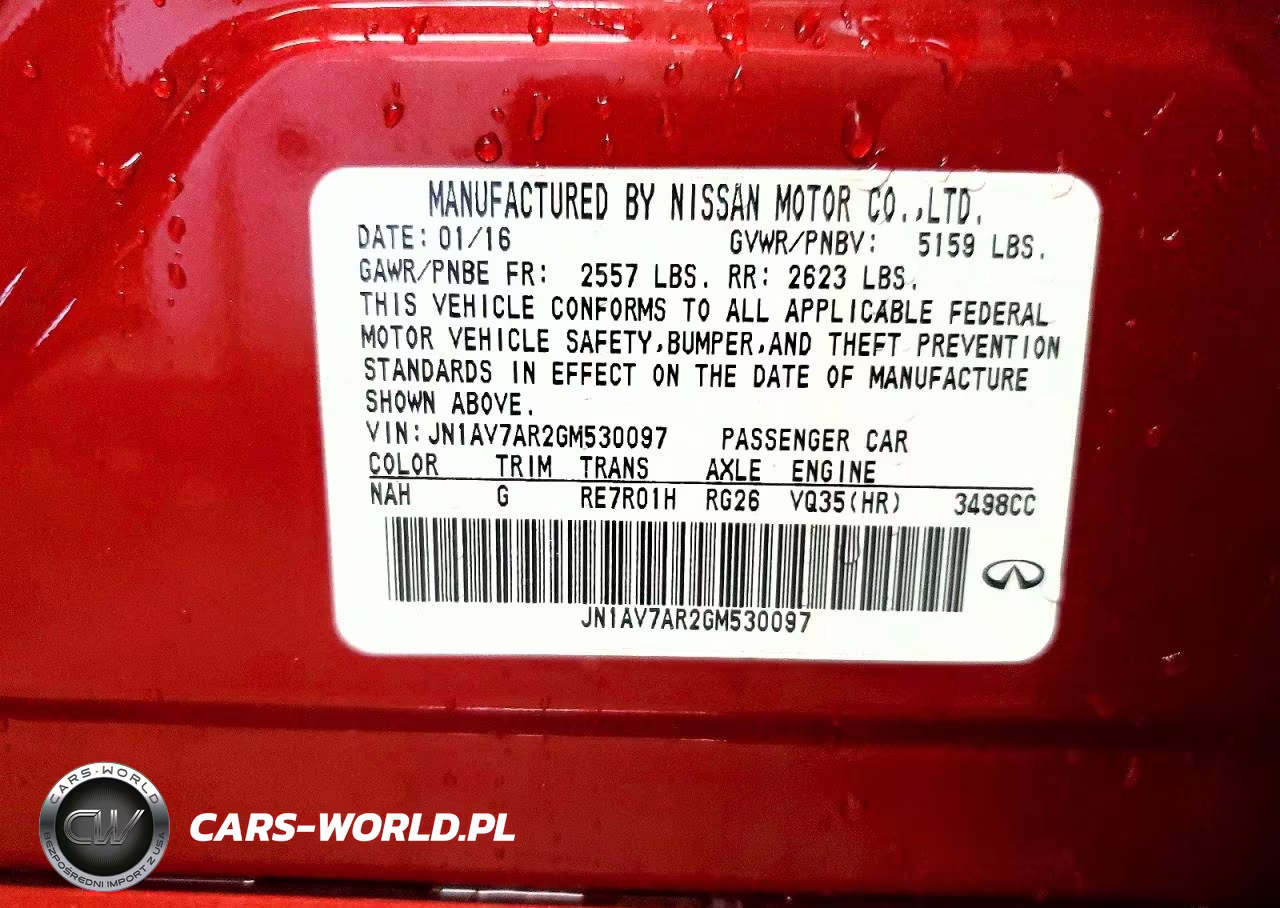 2016 Infiniti Q50 Hybrid VIN:JN1AV7AR2GM530097 - 13