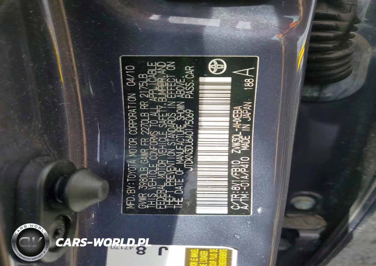2010 Toyota Prius Iii VIN:JTDKN3DU6A0175069 - 12