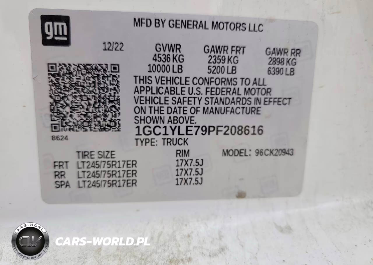 2023 Chevrolet Silverado K2500 Heavy Duty VIN:1GC1YLE79PF208616 - 12