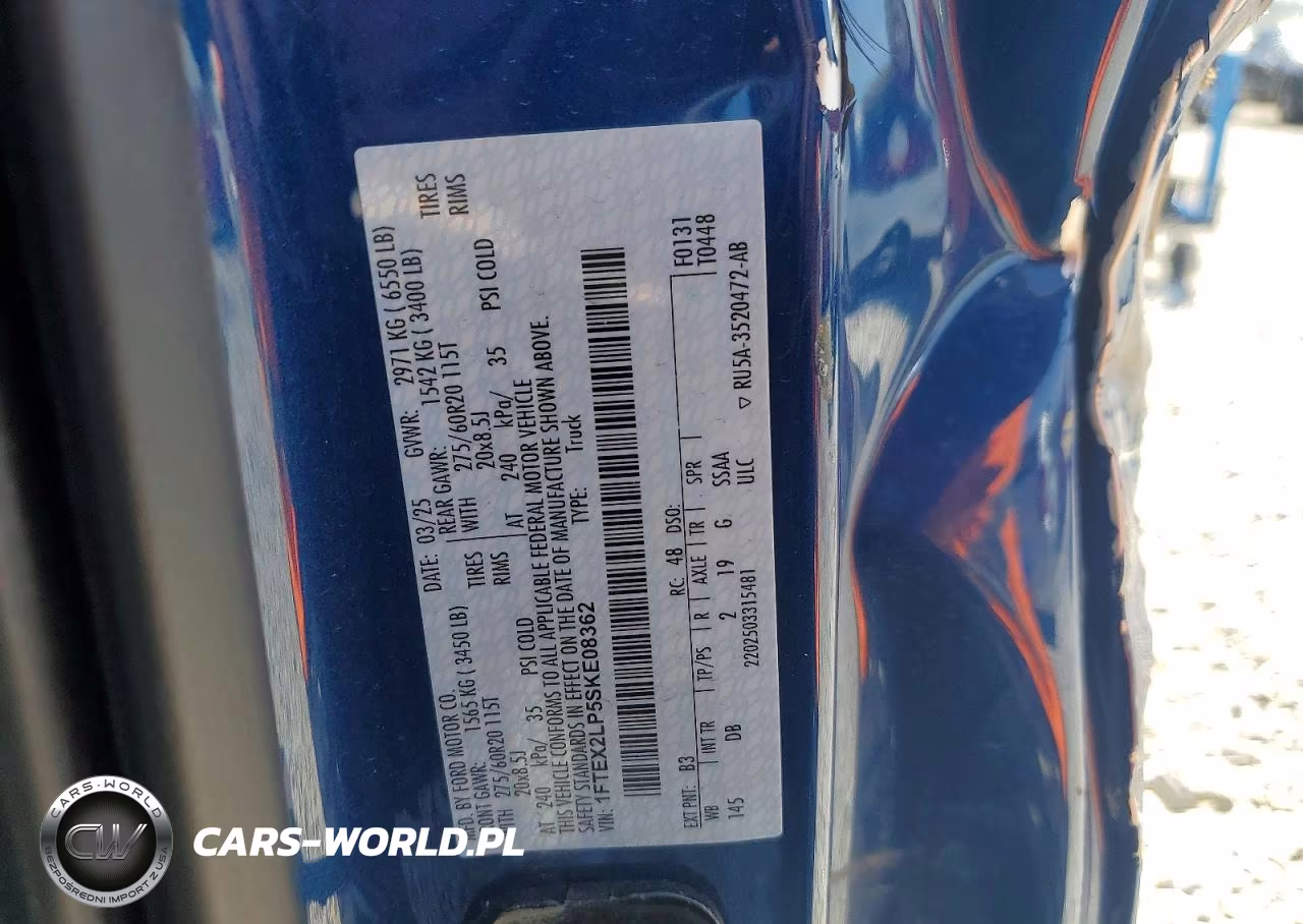 2025 Ford F150 Stx VIN:1FTEX2LP5SKE08362 - 13