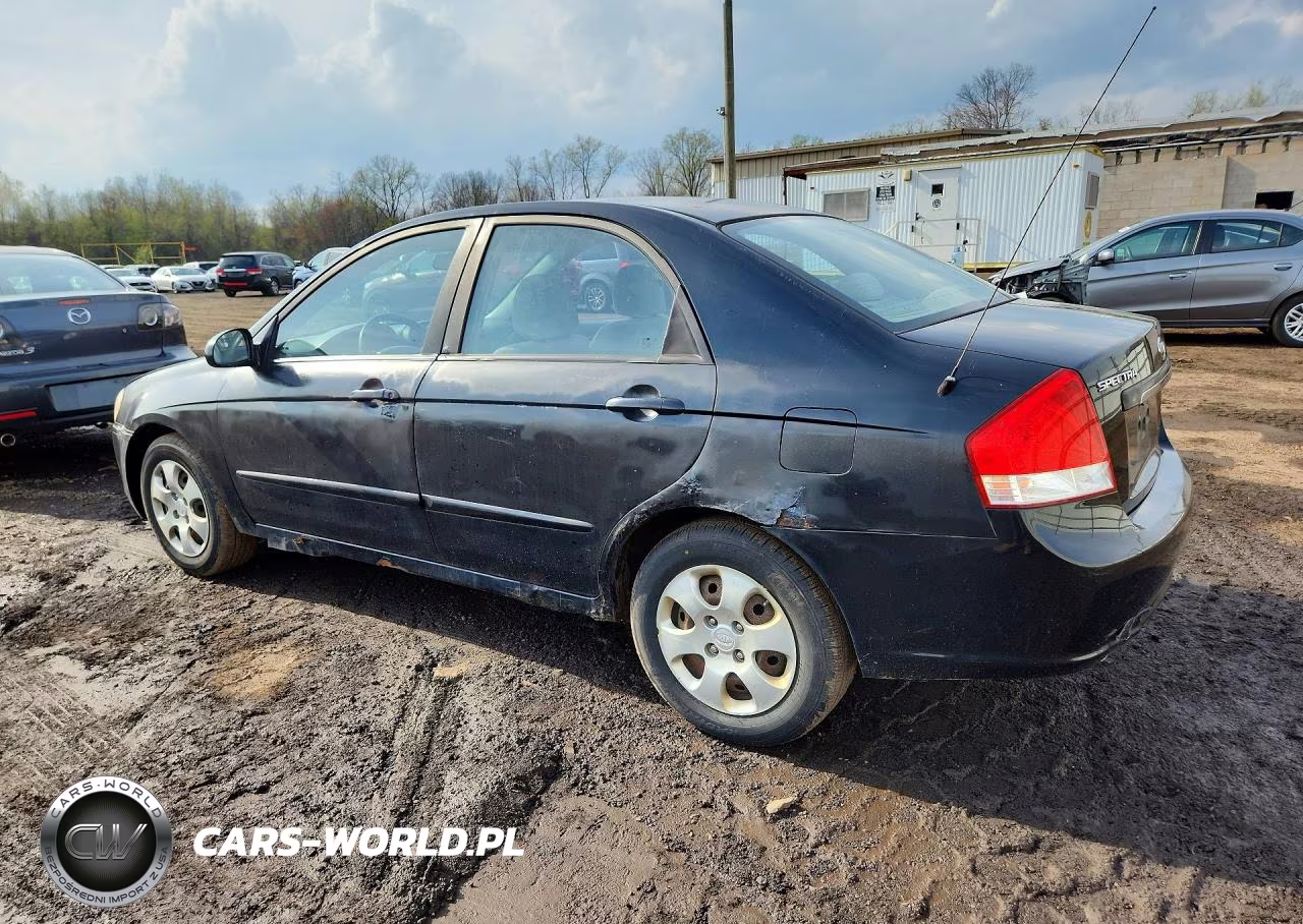 2007 Kia Spectra Lx VIN:KNAFE121575393589 - 2