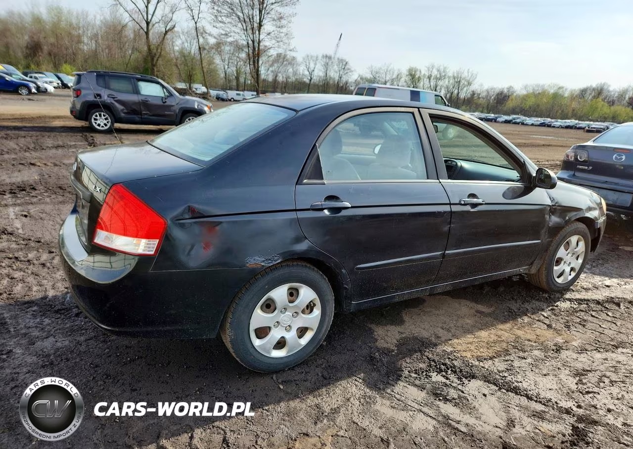 2007 Kia Spectra Lx VIN:KNAFE121575393589 - 3