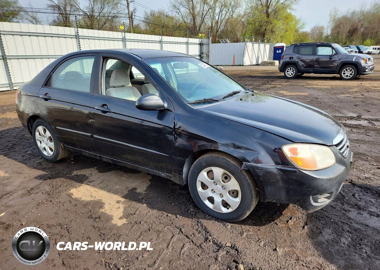 2007 Kia Spectra Lx VIN:KNAFE121575393589 - 4