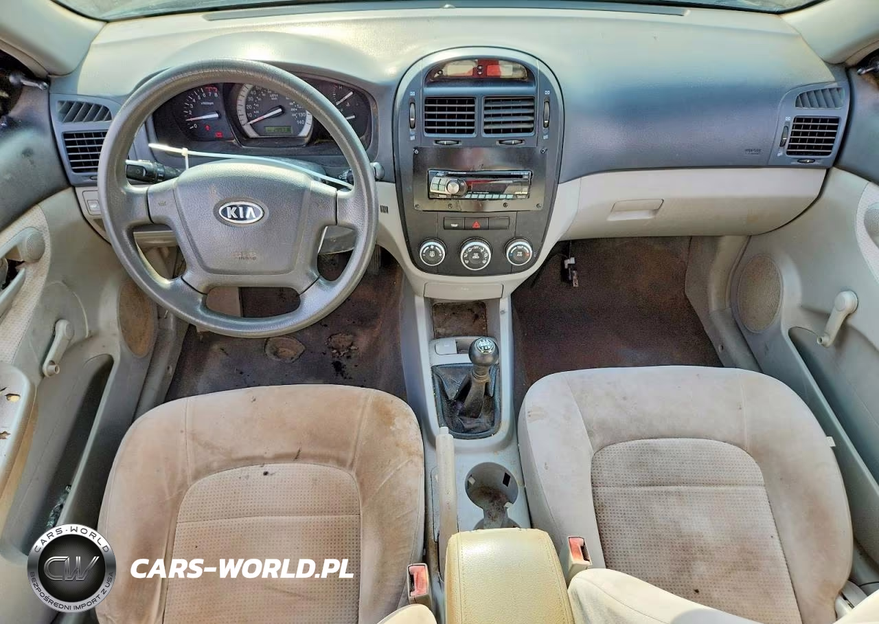 2007 Kia Spectra Lx VIN:KNAFE121575393589 - 8