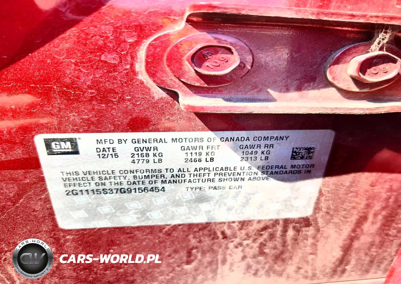 2016 Chevrolet Impala Lt VIN:2G1115S37G9156454 - 12