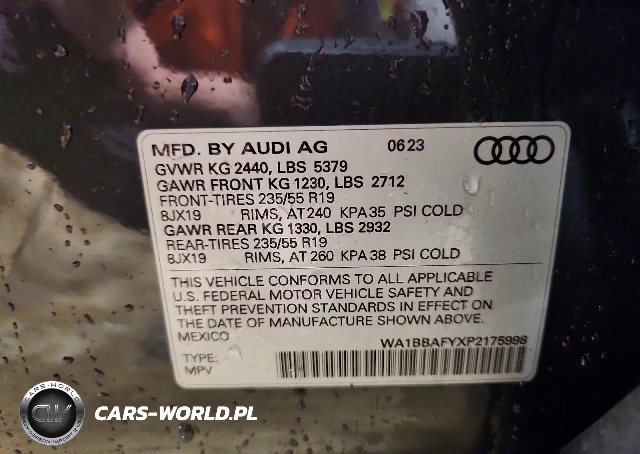 2023 Audi Q5 Premium Plus 40 VIN:WA1BBAFYXP2175998 - 14