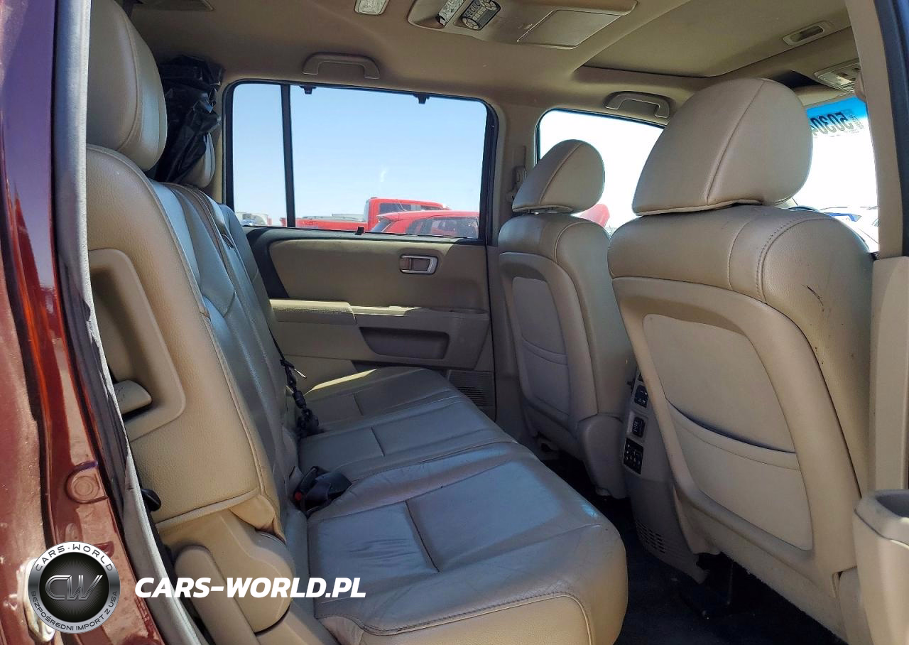 2012 Honda Pilot Touring VIN:5FNYF3H93CB027155 - 10