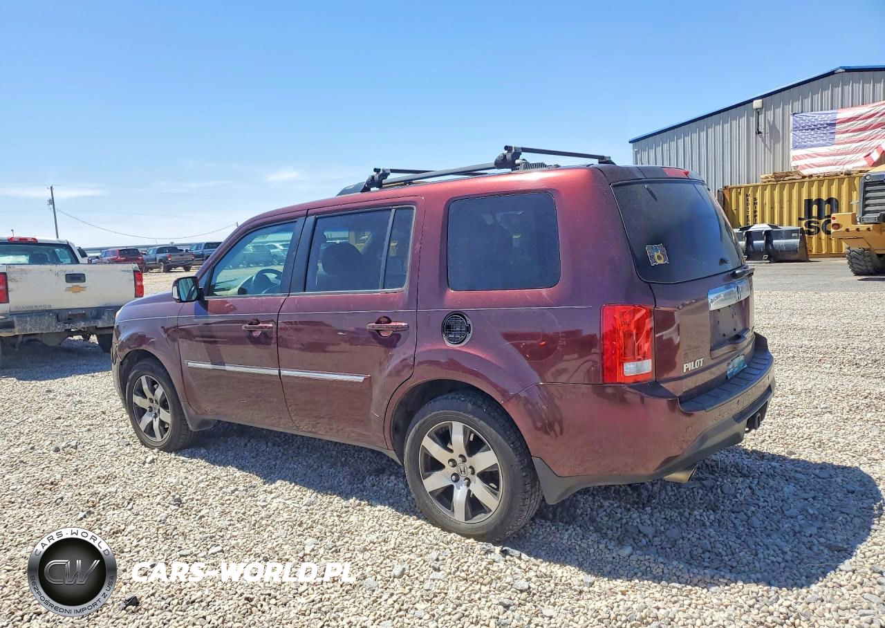 2012 Honda Pilot Touring VIN:5FNYF3H93CB027155 - 2