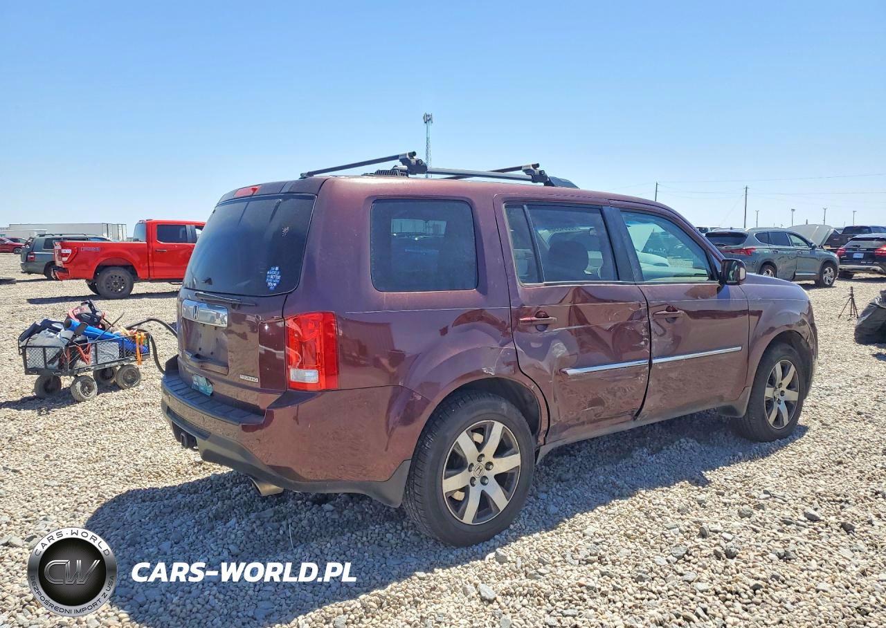 2012 Honda Pilot Touring VIN:5FNYF3H93CB027155 - 3