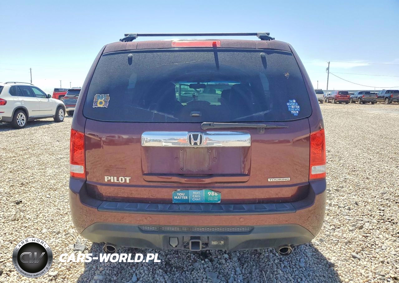 2012 Honda Pilot Touring VIN:5FNYF3H93CB027155 - 6