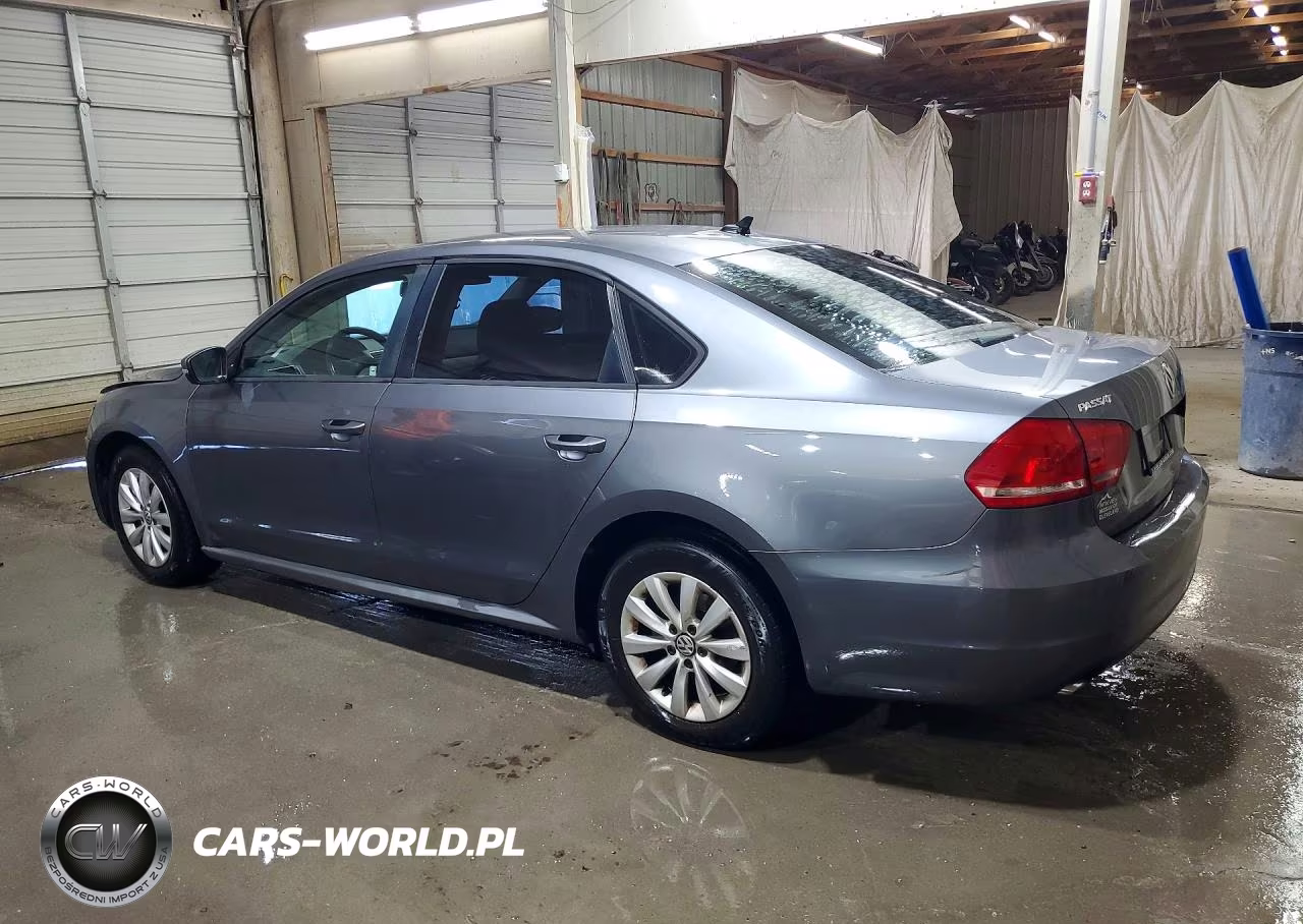 2014 Volkswagen Passat S VIN:1VWAS7A38EC114296 - 2