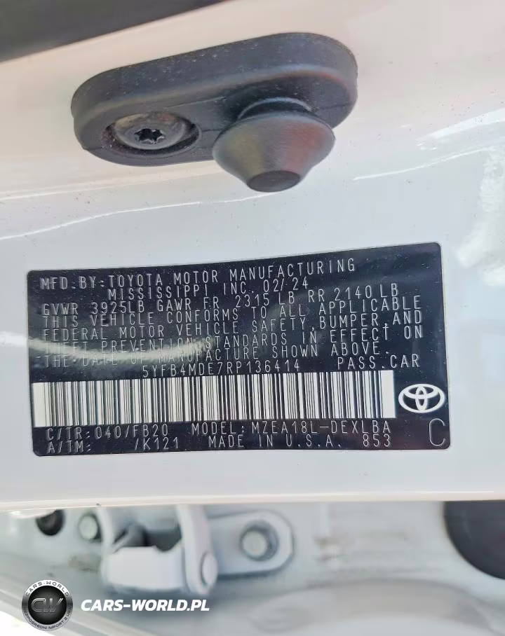 2024 Toyota Corolla Le VIN:5YFB4MDE7RP136414 - 13