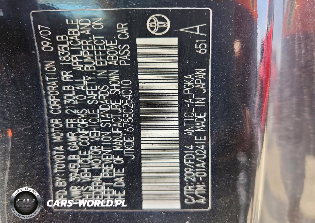 2008 Scion Tc Base VIN:JTKDE167880254010 - 12