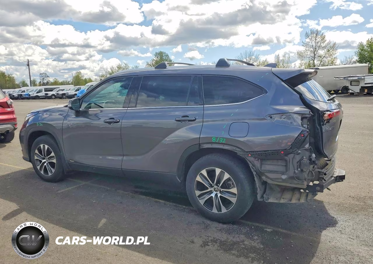 2022 Toyota Highlander Hybrid Xle VIN:5TDHBRCH7NS541036 - 2