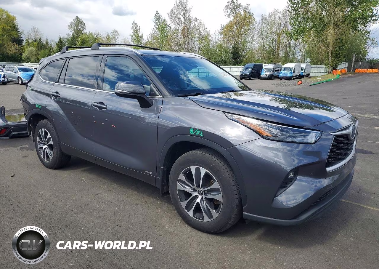 2022 Toyota Highlander Hybrid Xle VIN:5TDHBRCH7NS541036 - 4