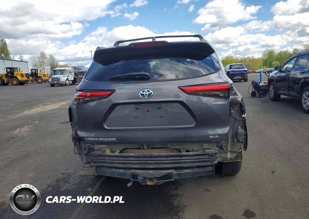 2022 Toyota Highlander Hybrid Xle VIN:5TDHBRCH7NS541036 - 6