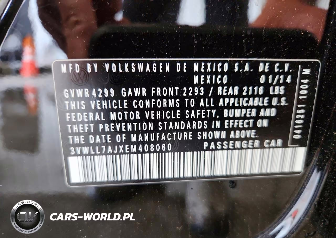 2014 Volkswagen Jetta Tdi VIN:3VWLL7AJXEM408060 - 12