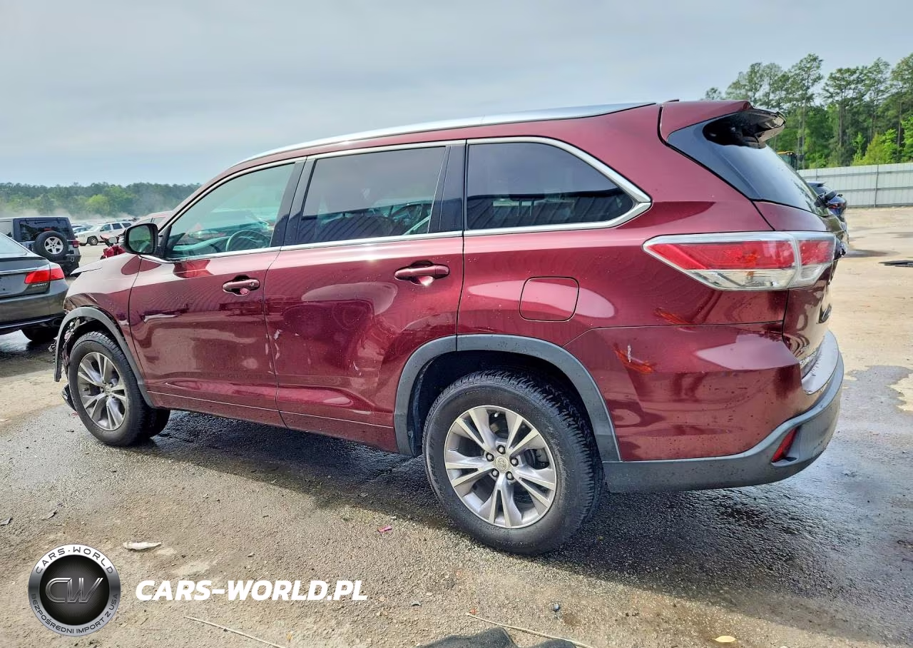 2014 Toyota Highlander Xle VIN:5TDKKRFH6ES011206 - 2