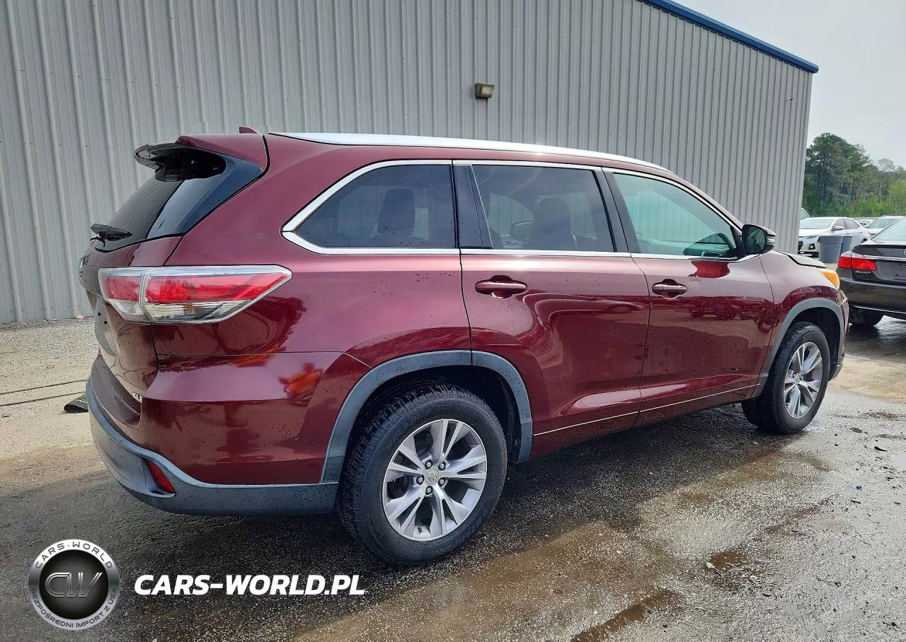 2014 Toyota Highlander Xle VIN:5TDKKRFH6ES011206 - 3