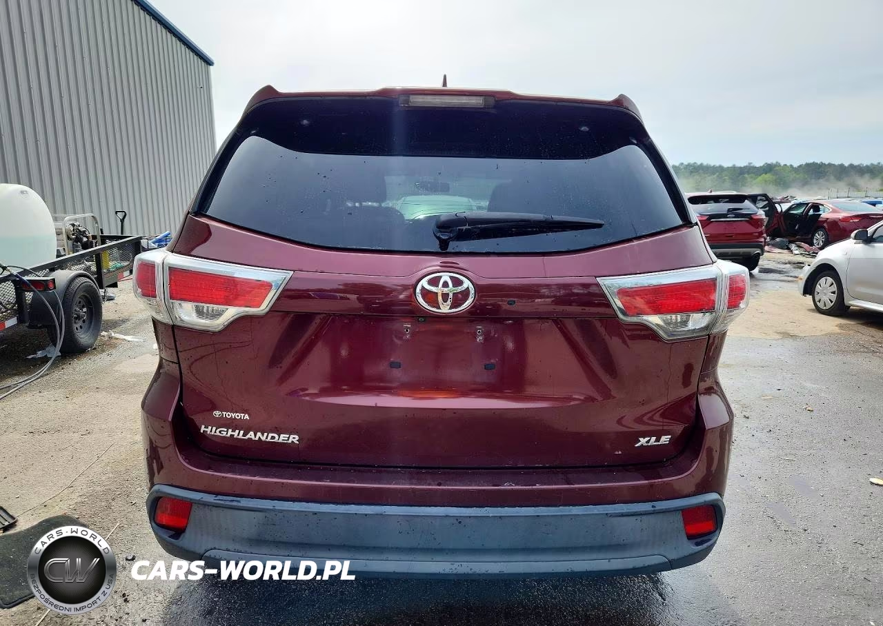 2014 Toyota Highlander Xle VIN:5TDKKRFH6ES011206 - 6