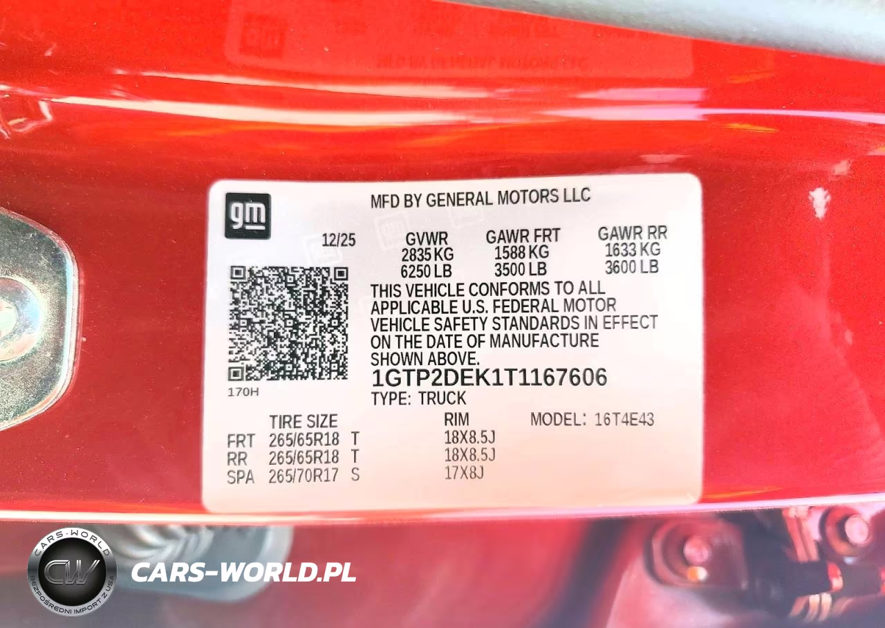 2026 GMC Canyon At4 VIN:1GTP2DEK1T1167606 - 13