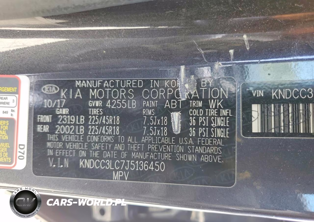 2018 Kia Niro Ex VIN:KNDCC3LC7J5136450 - 13
