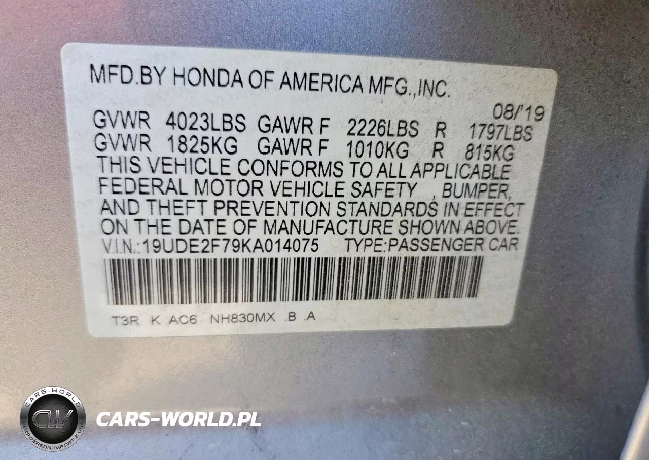 2019 Acura Ilx Premium VIN:19UDE2F79KA014075 - 13