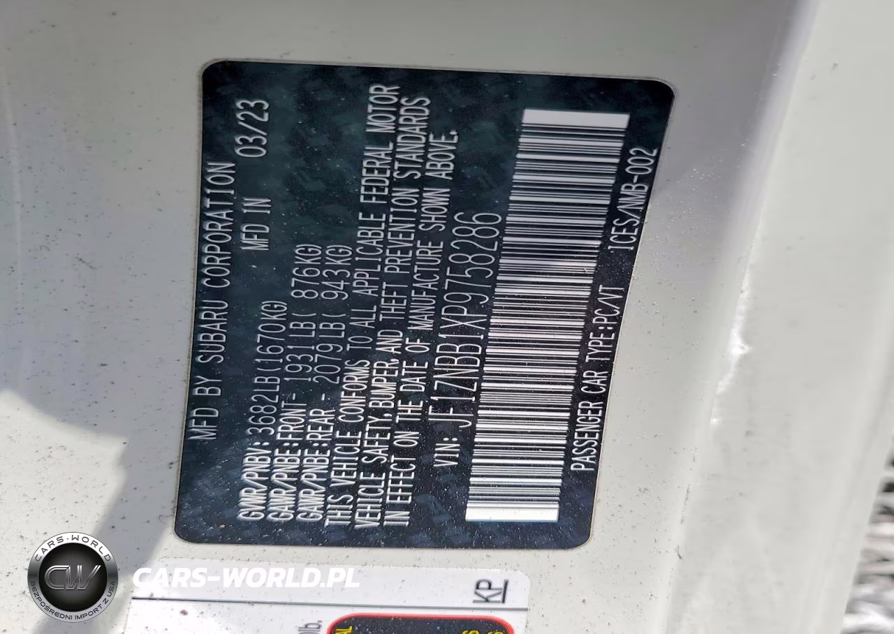 2023 Toyota Gr86 Base VIN:JF1ZNBB1XP9758286 - 13
