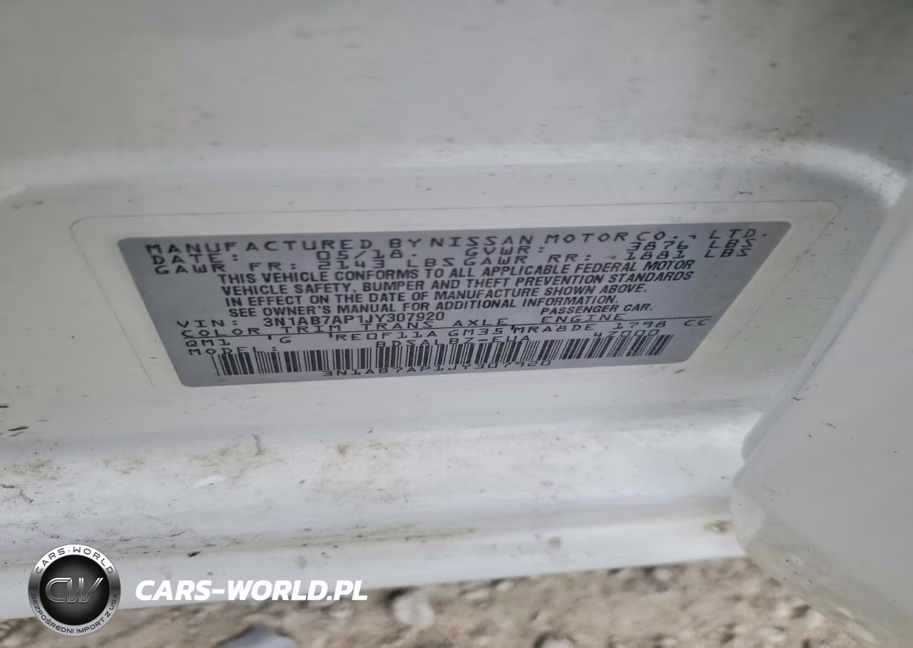 2018 Nissan Sentra S VIN:3N1AB7AP1JY307920 - 12