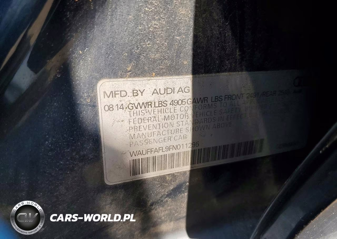 2015 Audi A4 Premium Plus VIN:WAUFFAFL9FN011295 - 12