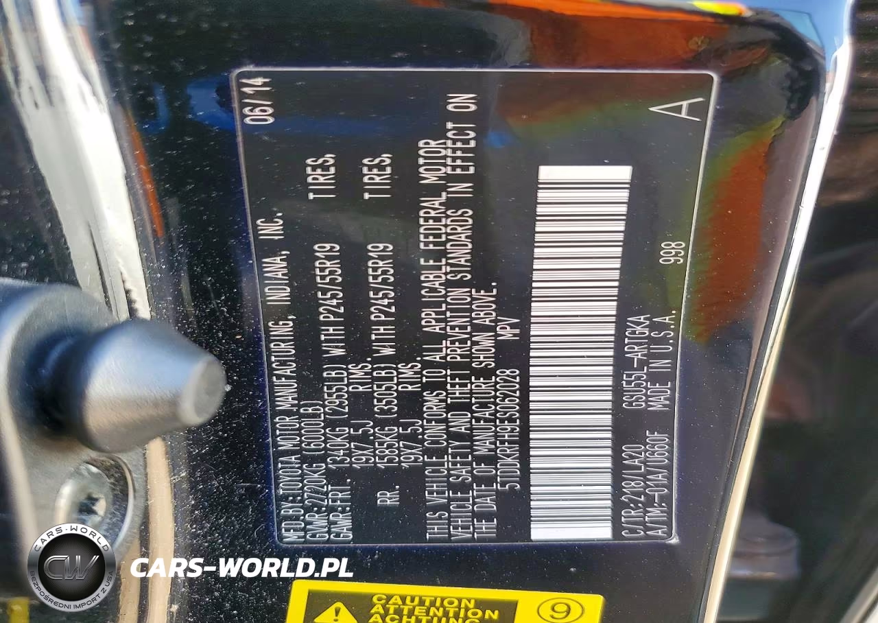 2014 Toyota Highlander Limited Platinum VIN:5TDDKRFH9ES062028 - 12
