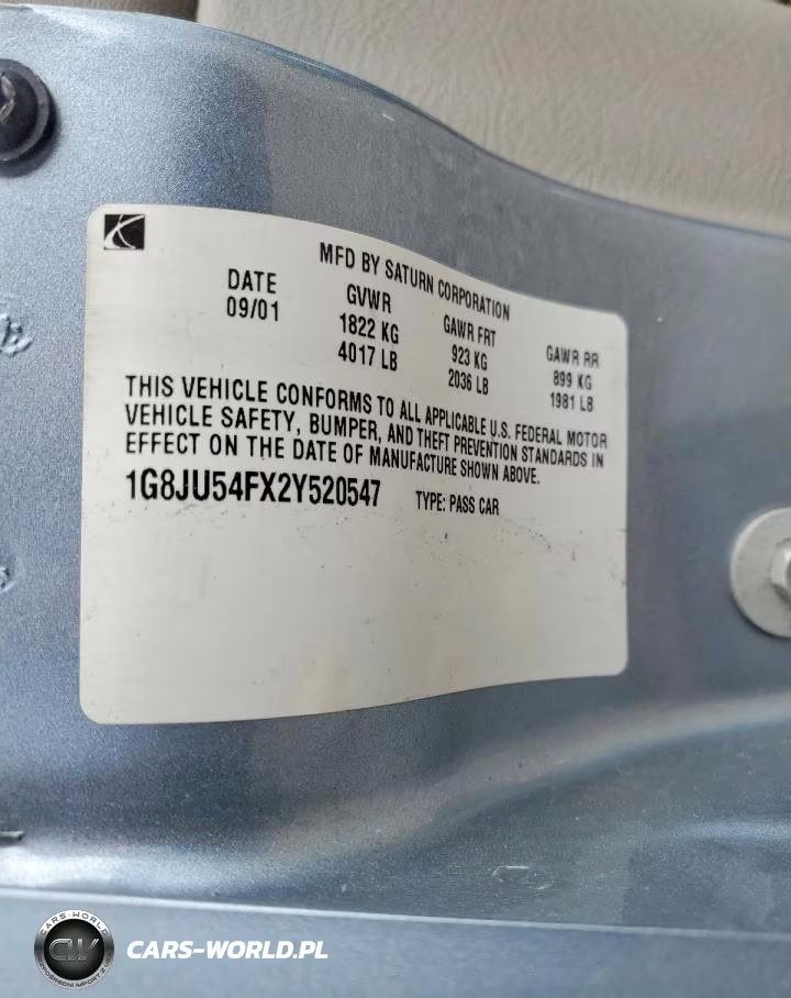2002 Saturn L200 VIN:1G8JU54FX2Y520547 - 12