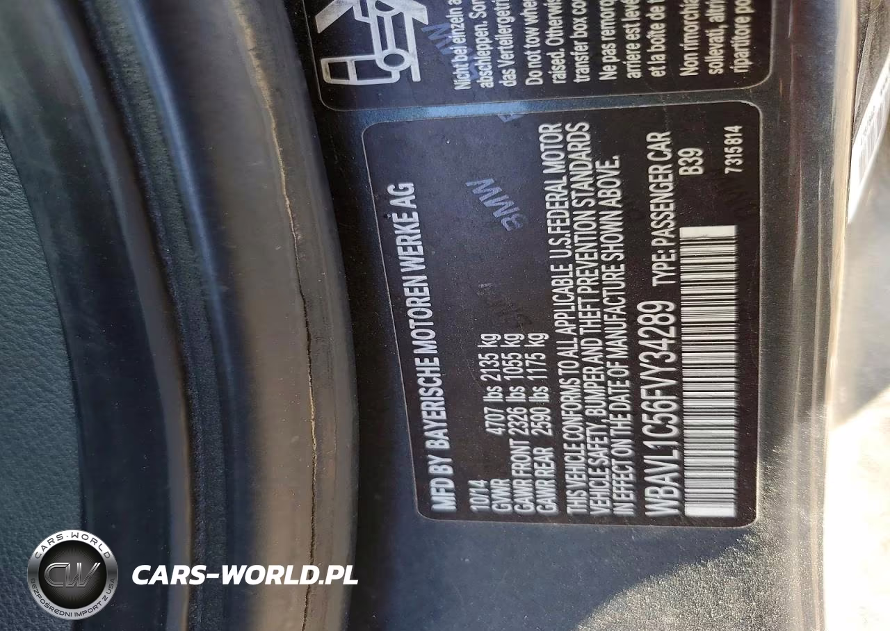 2015 BMW X1 xDrive28I VIN:WBAVL1C56FVY34289 - 12
