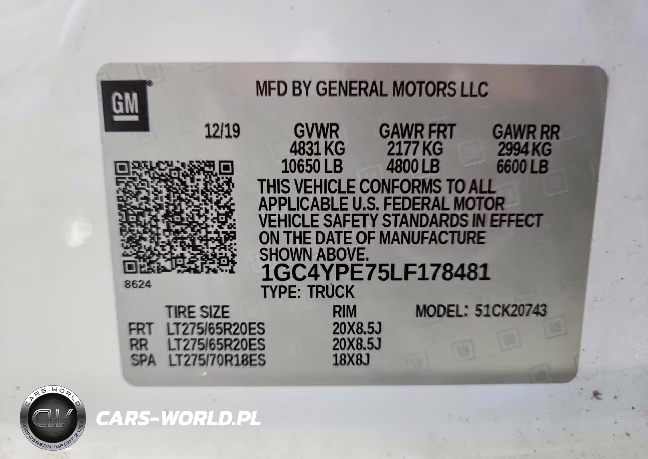 2020 Chevrolet Silverado K2500 Heavy Duty Ltz VIN:1GC4YPE75LF178481 - 13