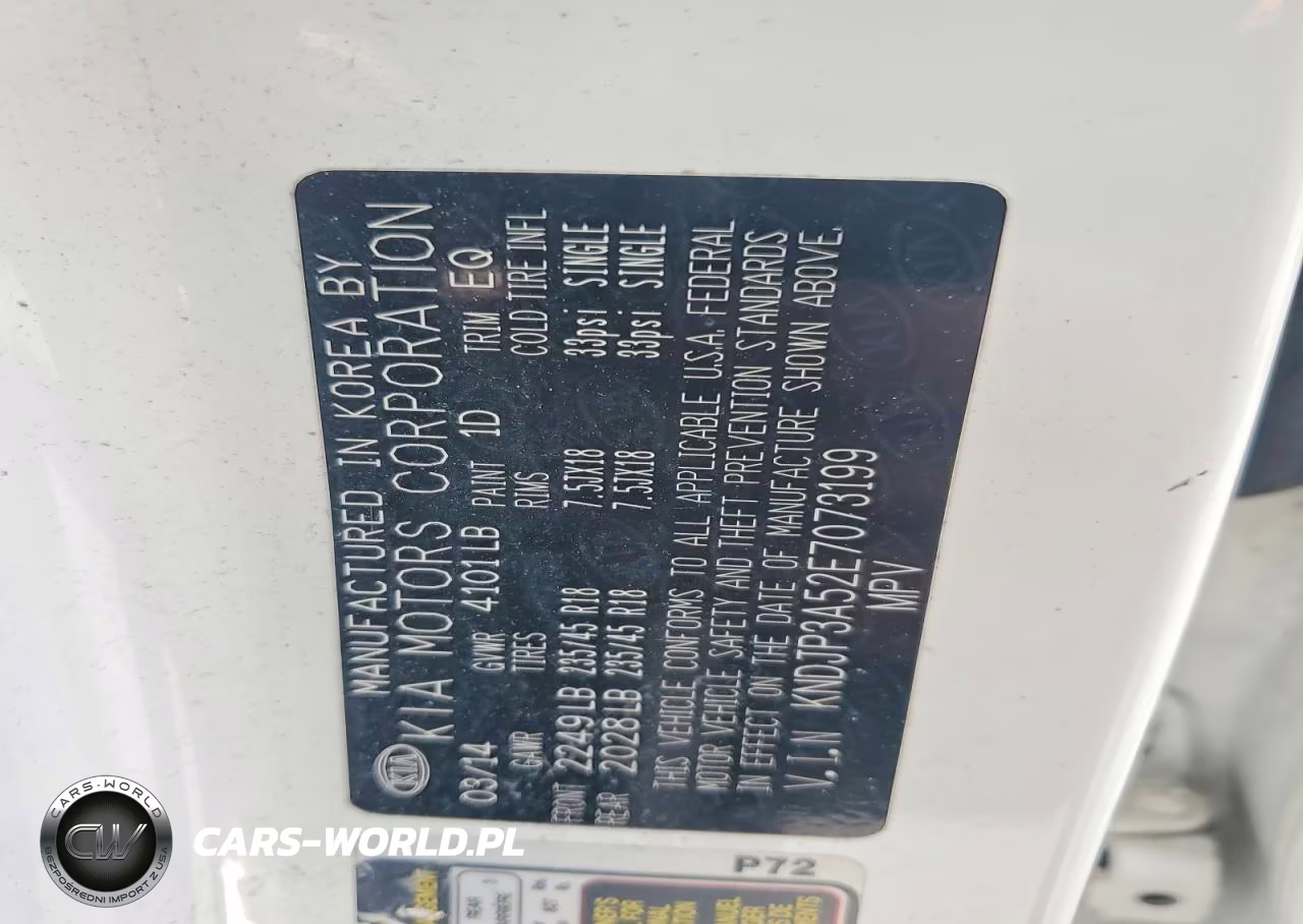 2014 Kia Soul + VIN:KNDJP3A52E7073199 - 12