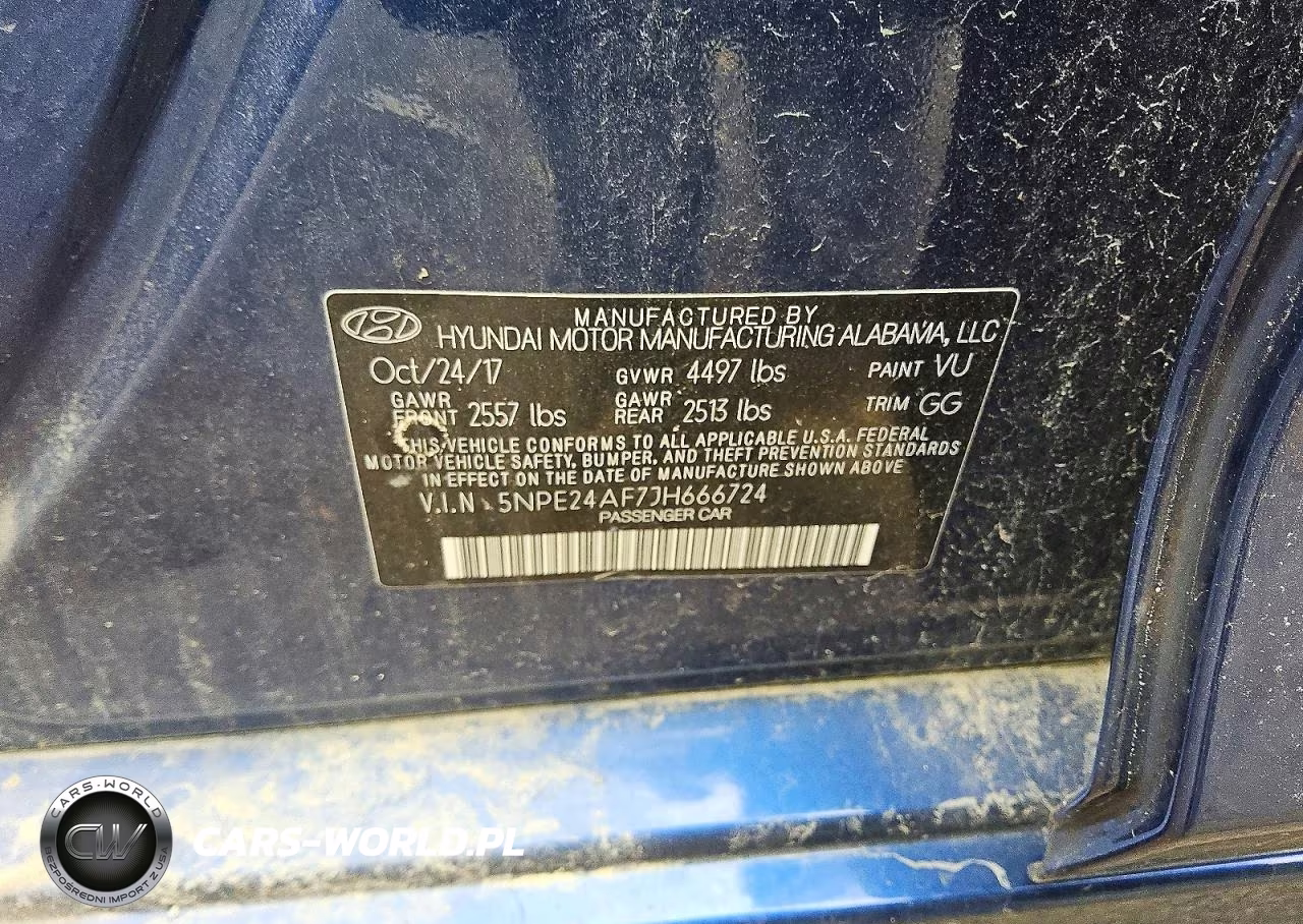 2018 Hyundai Sonata Se VIN:5NPE24AF7JH666724 - 12