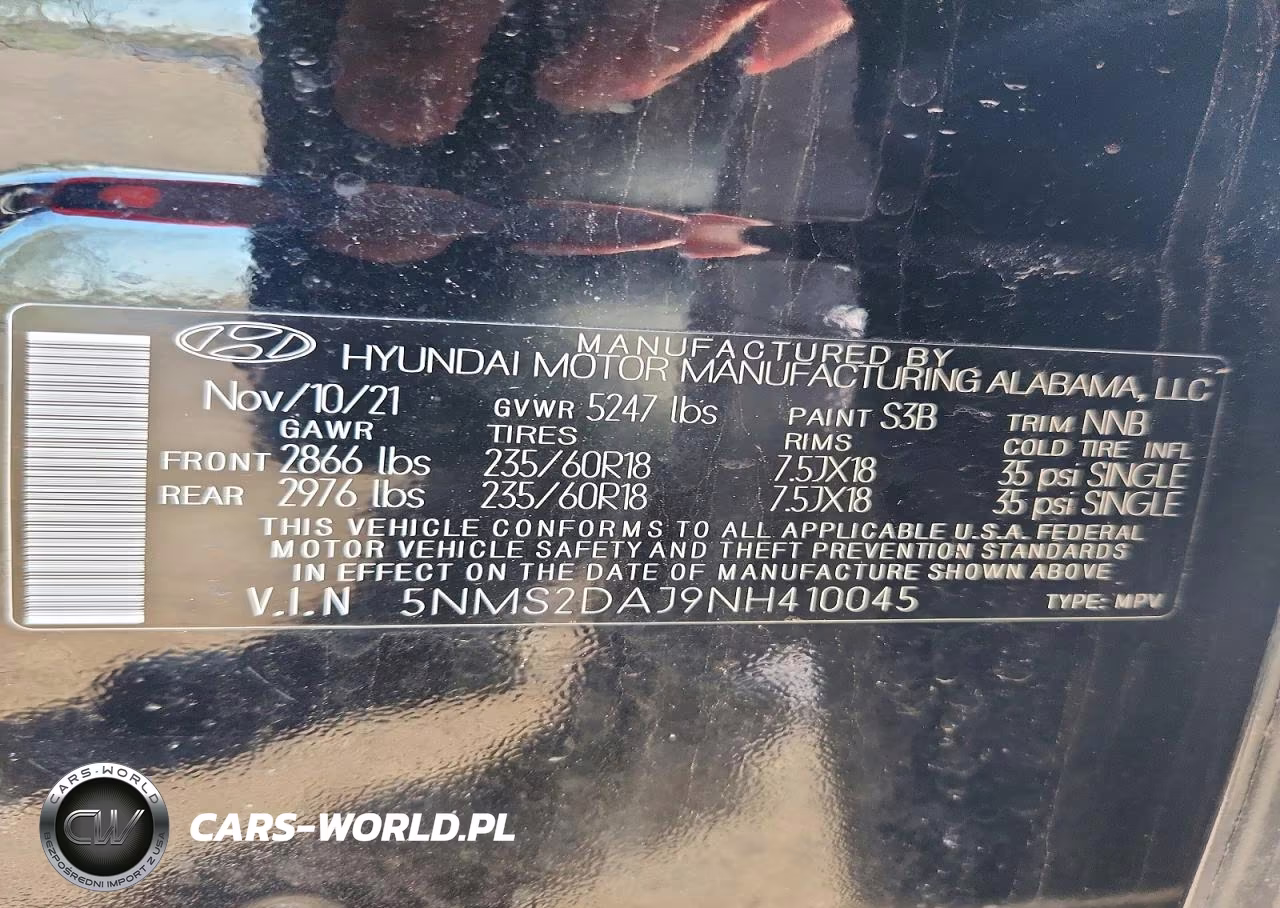 2022 Hyundai Santa Fe Sel VIN:5NMS2DAJ9NH410045 - 13