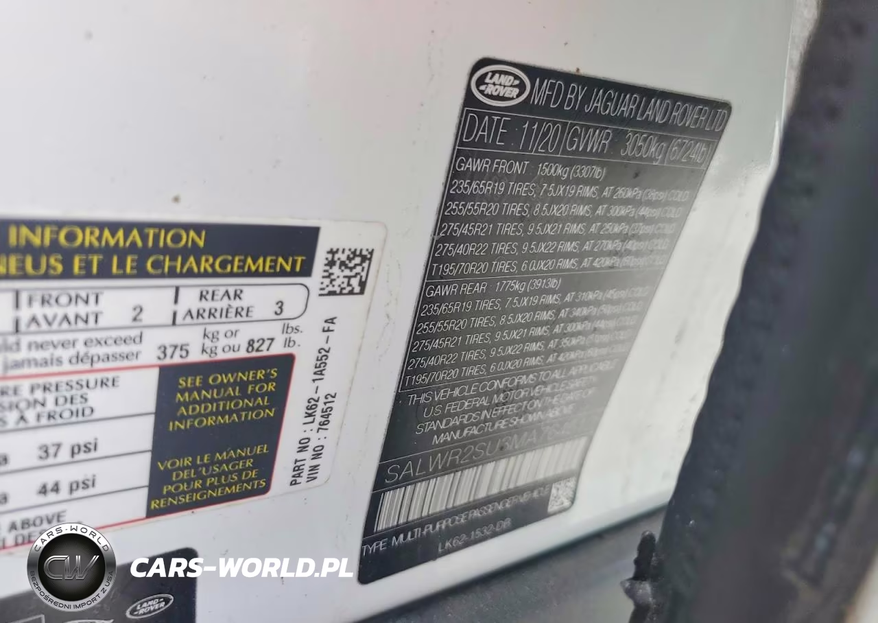 2021 Land Rover Range Rover Sport Hse Silver Edition VIN:SALWR2SU3MA764512 - 13