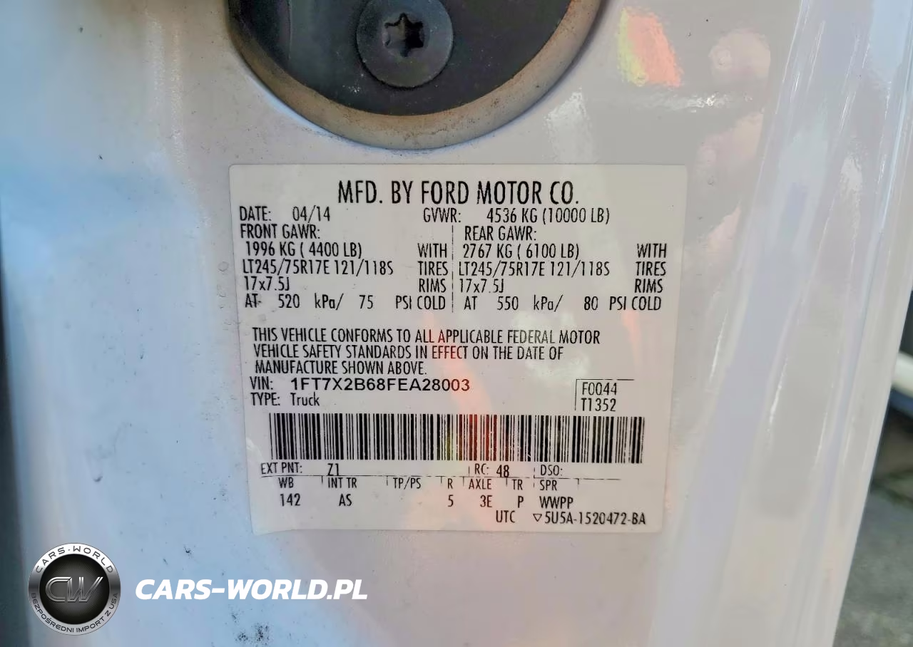 2015 Ford F250 Super Duty VIN:1FT7X2B68FEA28003 - 13