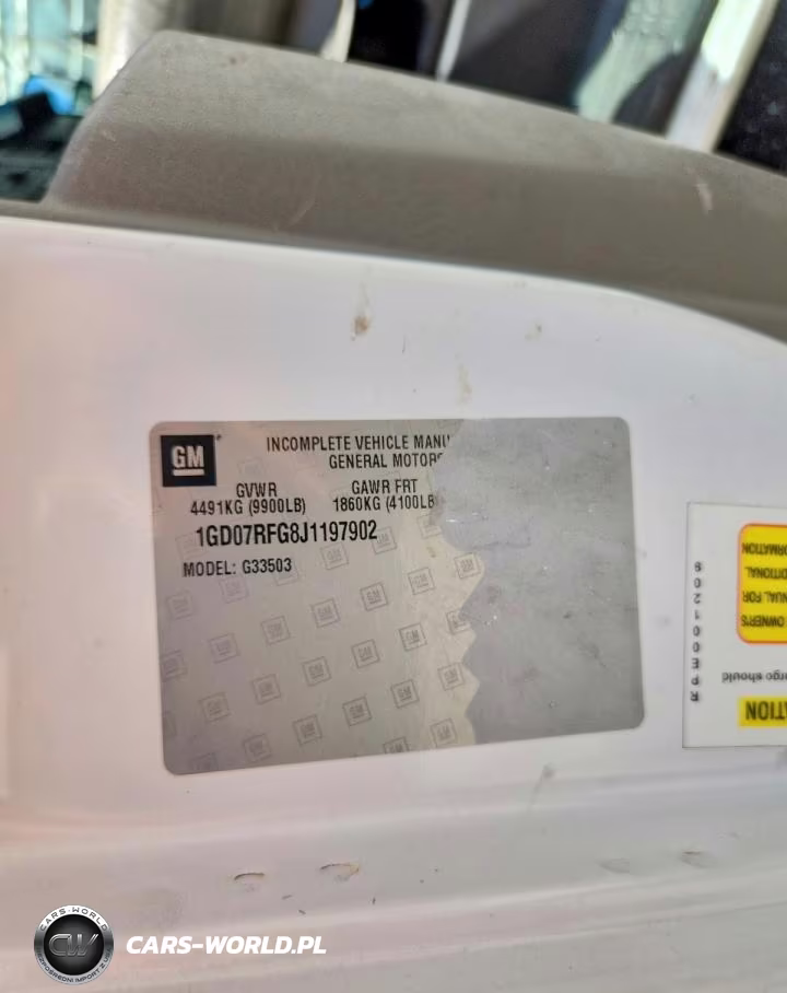 2018 GMC Savana Delivery Van VIN:1GD07RFG8J1197902 - 13