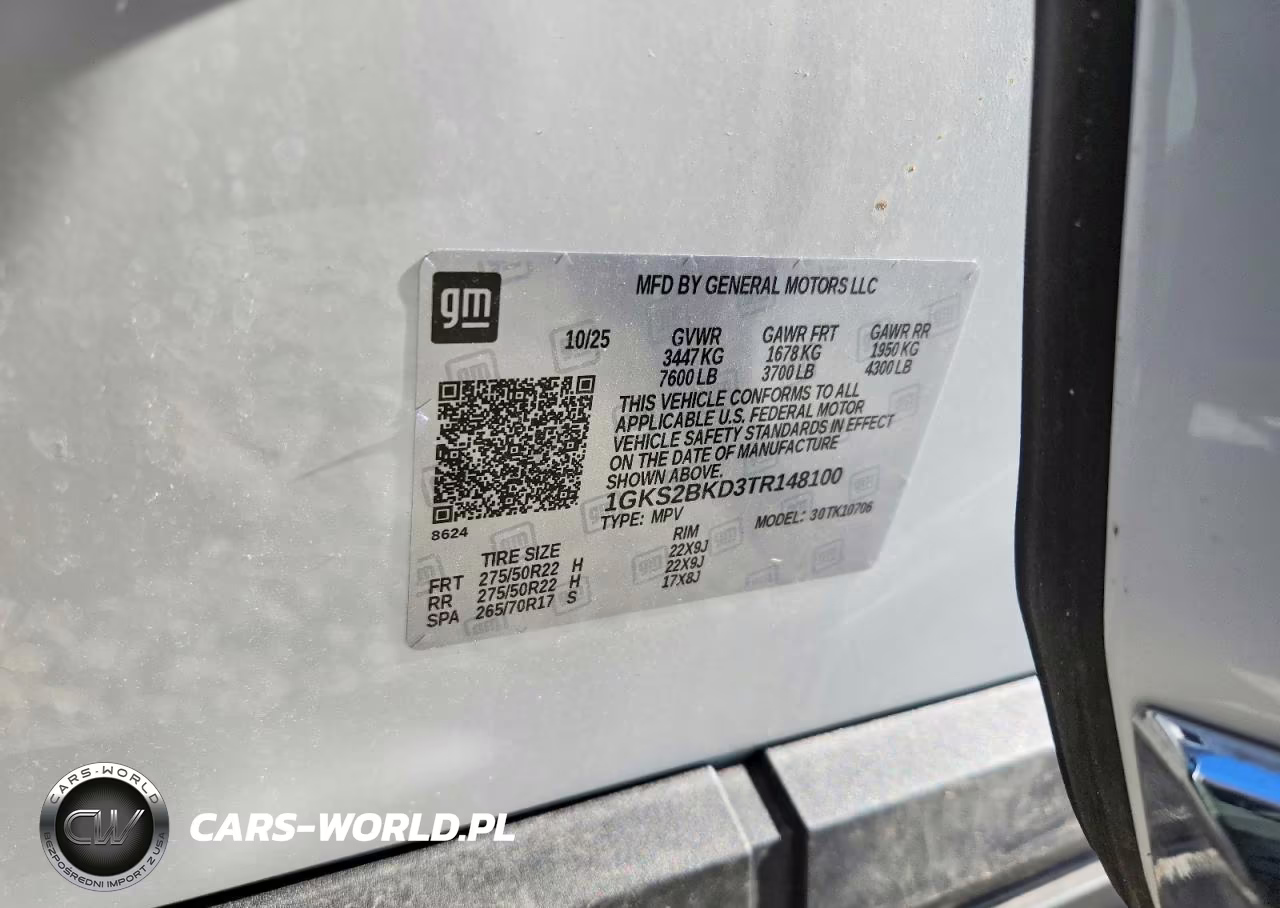 2026 GMC Yukon Elevation VIN:1GKS2BKD3TR148100 - 13