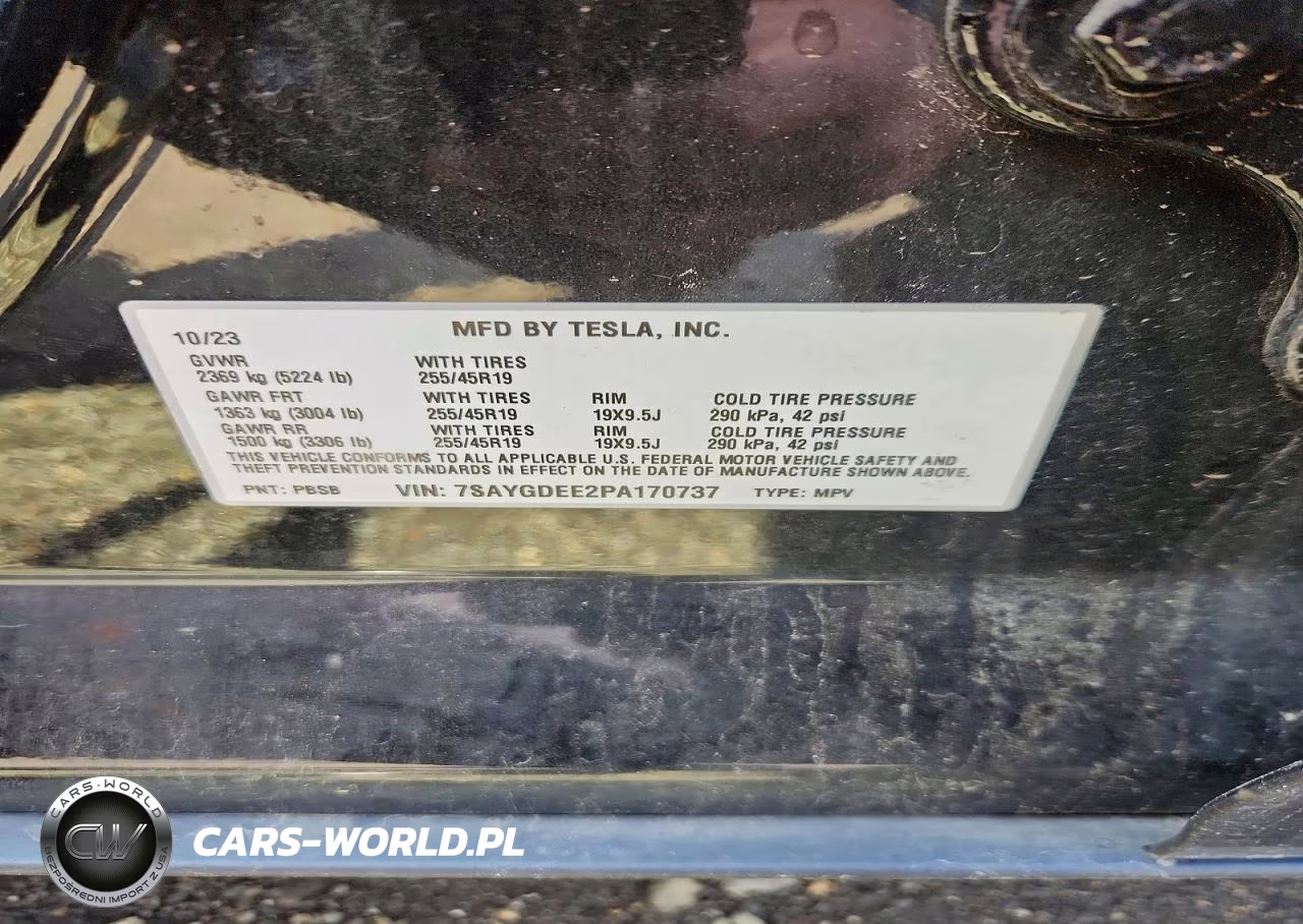 2023 Tesla Model Y VIN:7SAYGDEE2PA170737 - 12
