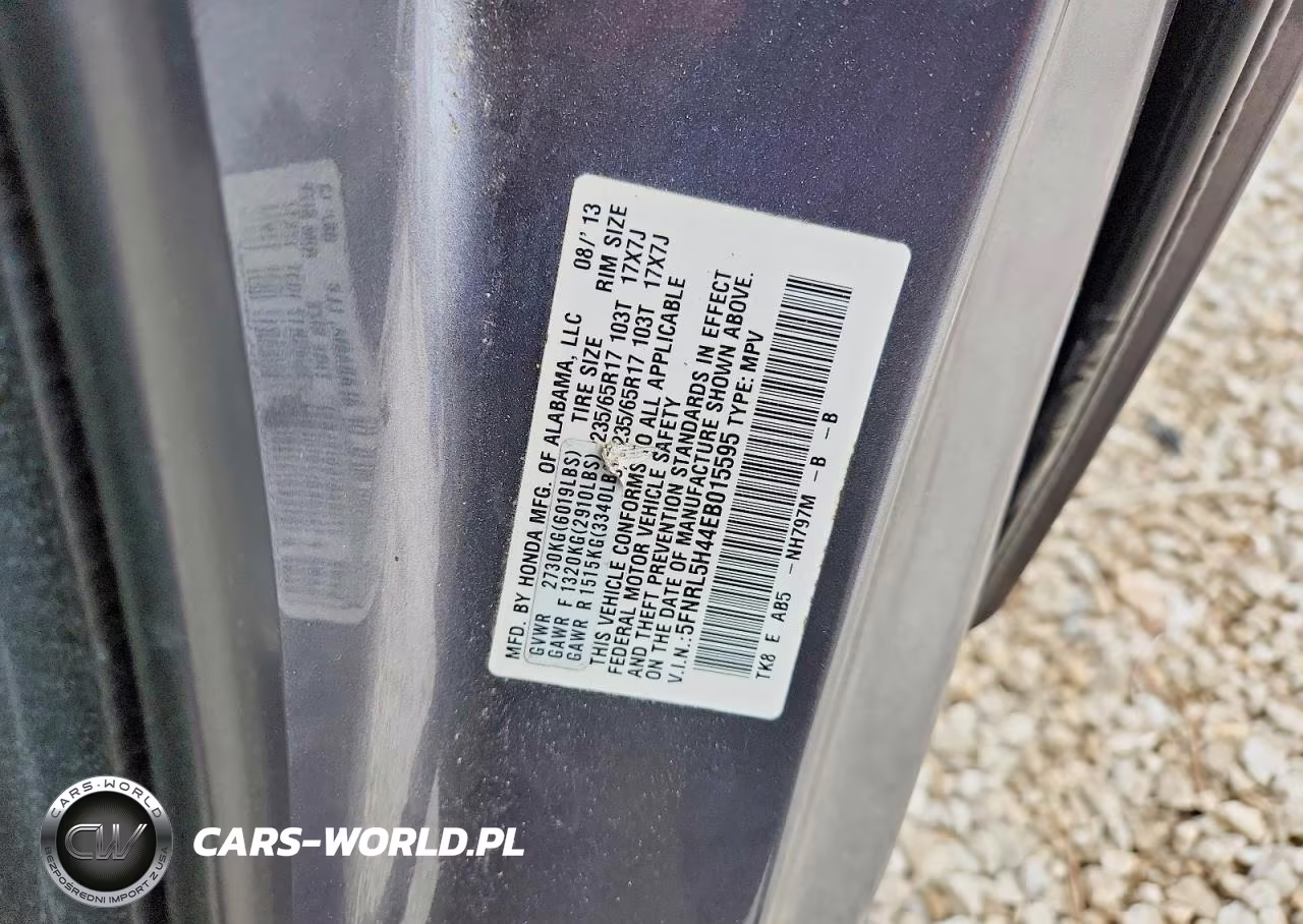 2014 Honda Odyssey Ex VIN:5FNRL5H44EB015595 - 13