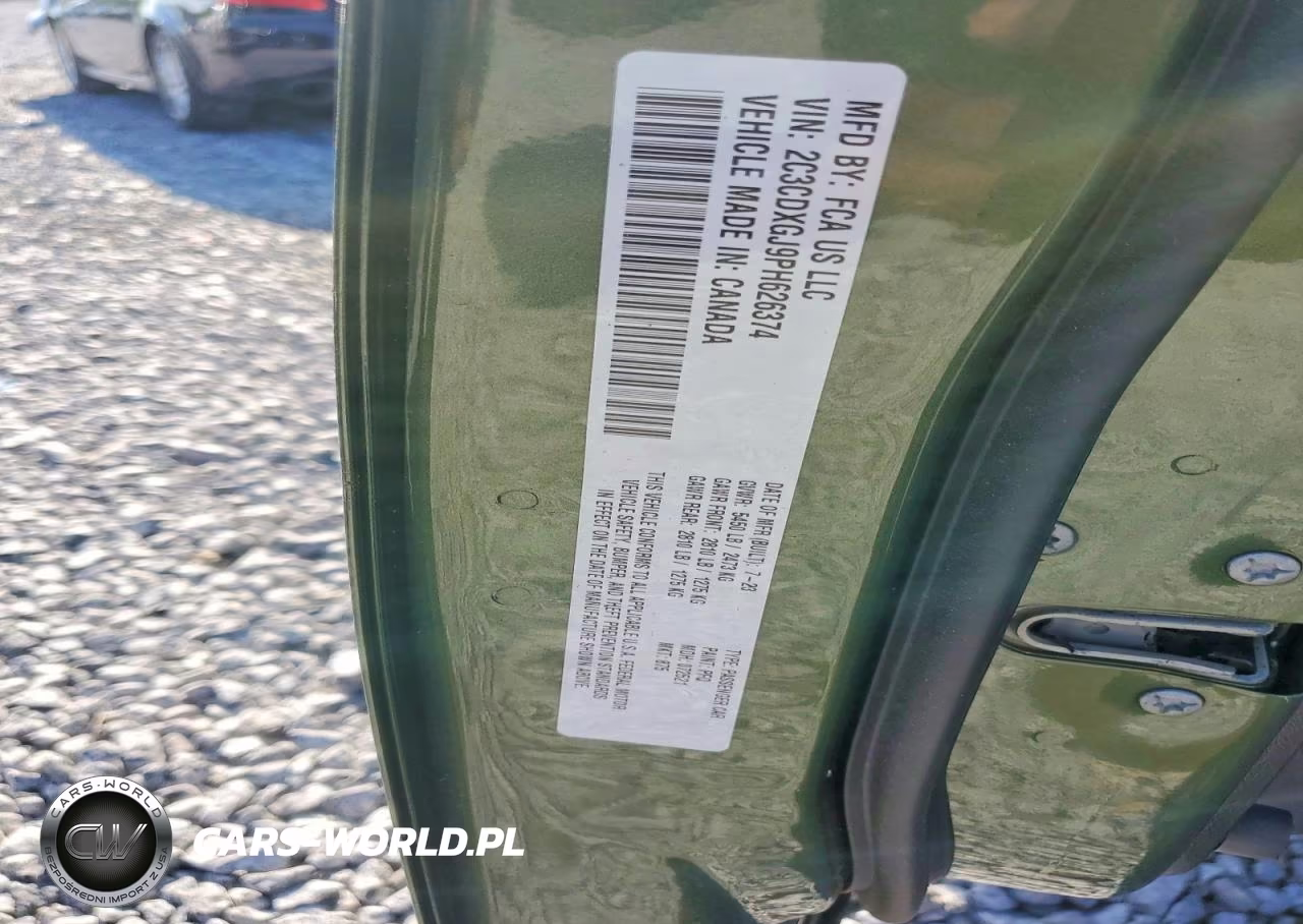 2023 Dodge Charger Scat Pack VIN:2C3CDXGJ9PH626374 - 12