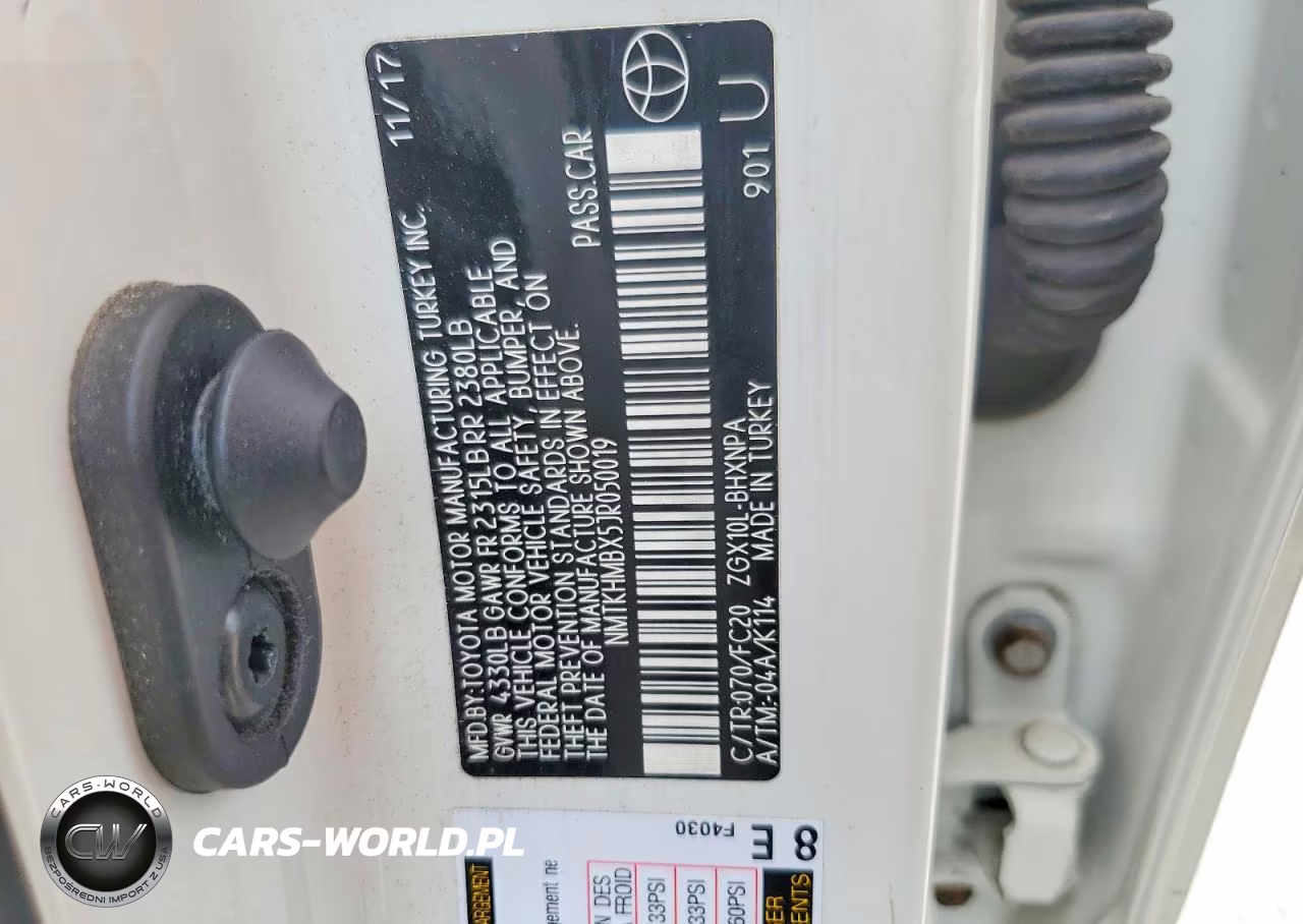 2018 Toyota C-Hr Xle Premium VIN:NMTKHMBX5JR050019 - 13